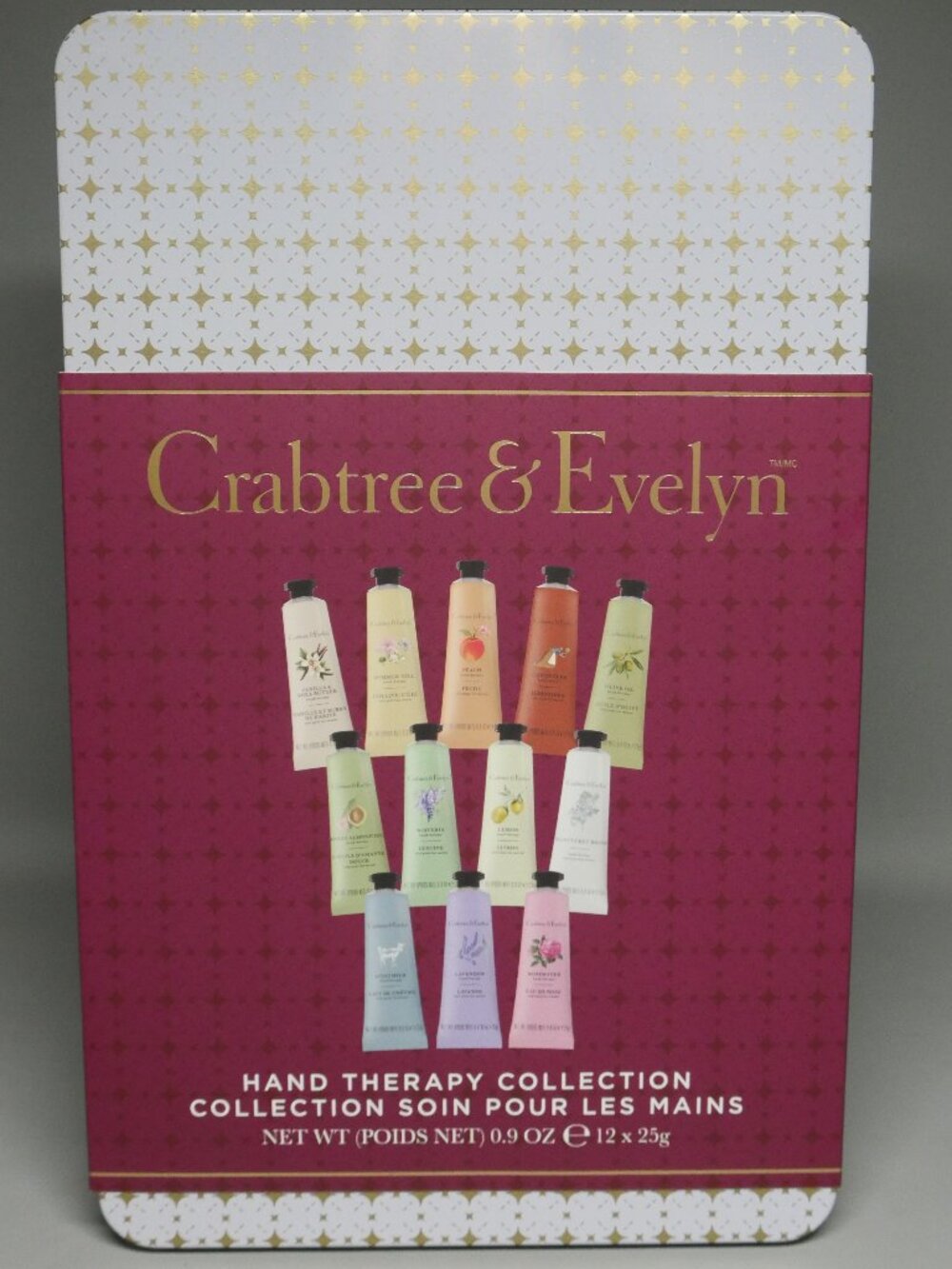 NEW Crabtree & Evelyn Hand Therapy Collection - 12 Piece Gift Set 25g Each